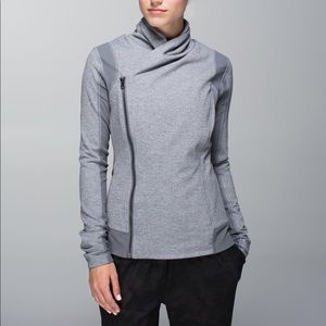LULULEMON - Bhakti Yoga Zip Jacket Grey, Sz 4